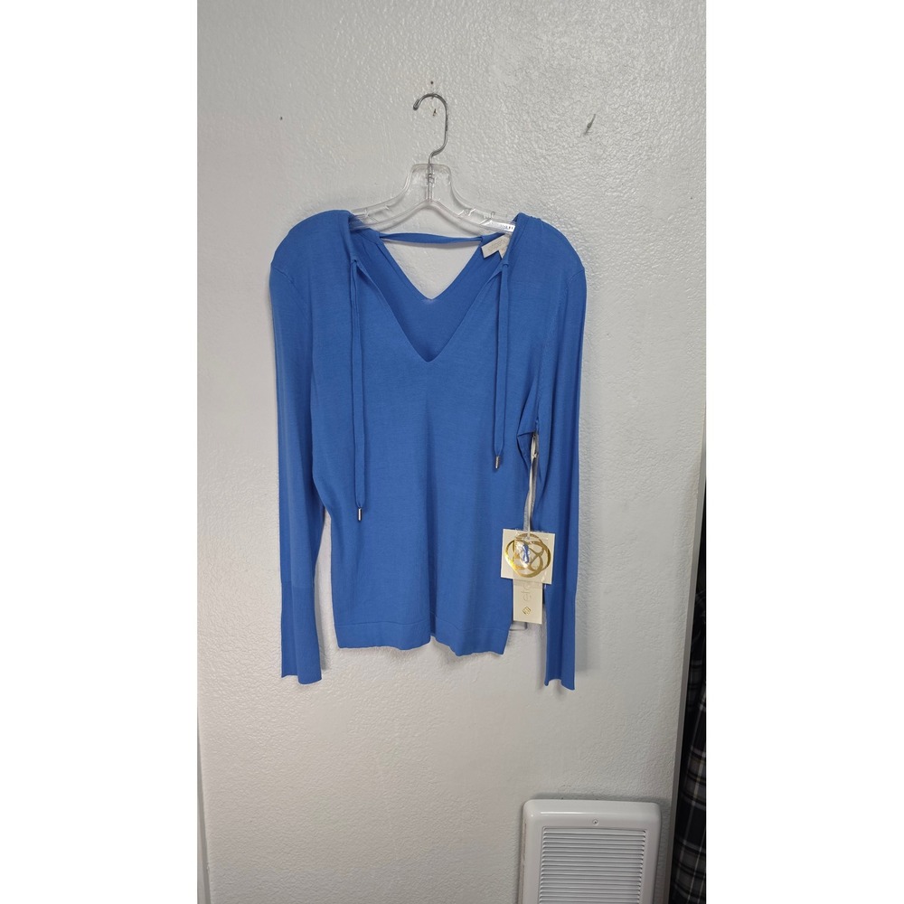 Etcetera Sweater Womens Medium Blue New With Tags